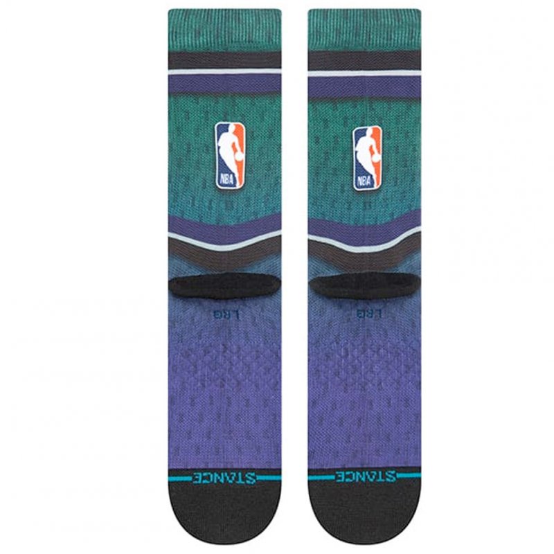 STANCE Chaussettes Homme Microfibre FADER MIL Violet Vert NBA