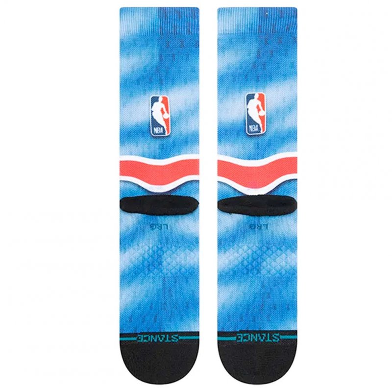 STANCE Chaussettes Homme Microfibre FADER NWJ Bleu Orange NBA