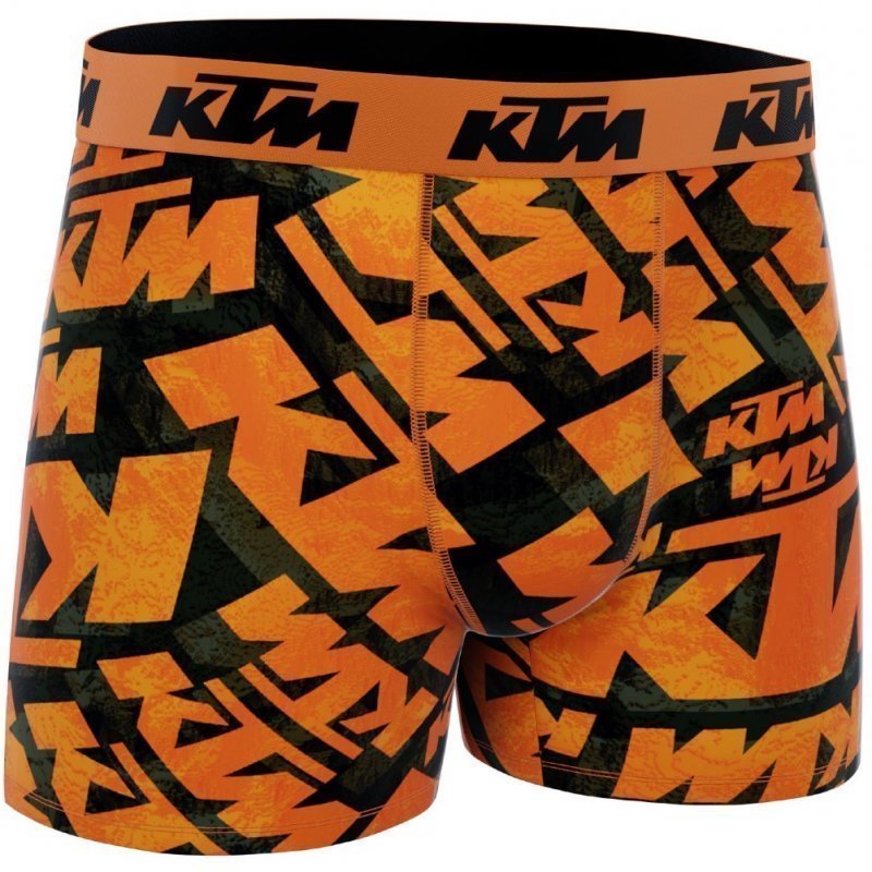 KTM Boxer Homme Microfibre DAR Noir Orange