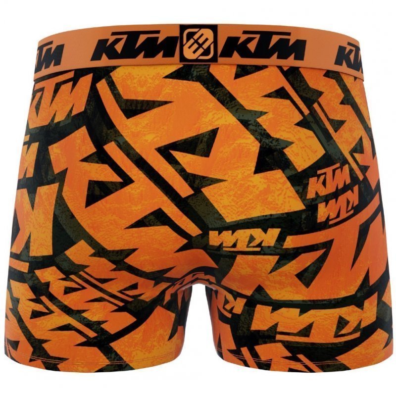 KTM Boxer Homme Microfibre DAR Noir Orange