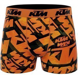 KTM Boxer Homme Microfibre DAR Noir Orange