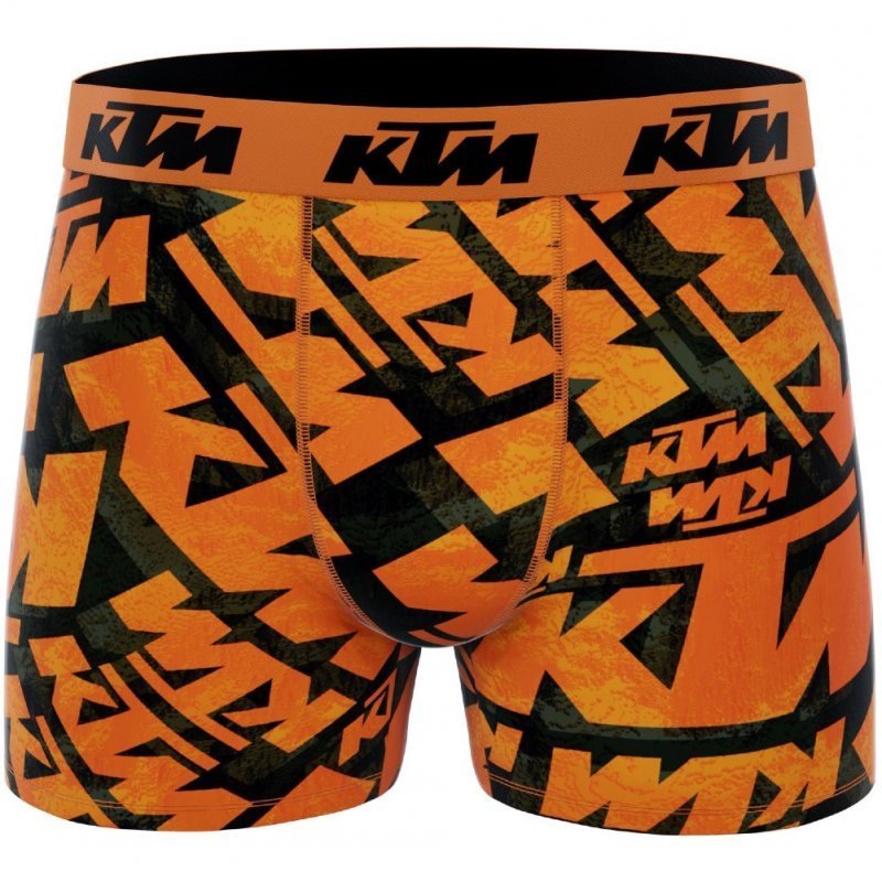 Boxer Homme DAR Noir et Orange