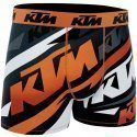 KTM Boxer Homme Microfibre PIX Noir Orange