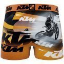 KTM Boxer Homme Microfibre BMX Orange Gris