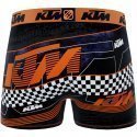 KTM Boxer Homme Microfibre FAS Noir Orange