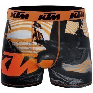 KTM Boxer Homme Microfibre MTO Noir Blanc