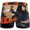 KTM Boxer Homme Microfibre MTO Noir Blanc