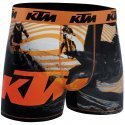 KTM Boxer Homme Microfibre MTO Noir Blanc