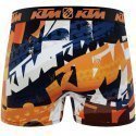 KTM Boxer Homme Microfibre LIG Noir Orange