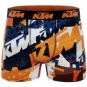 KTM Boxer Homme Microfibre LIG Noir Orange