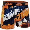 Boxer Homme LIG Noir et Orange