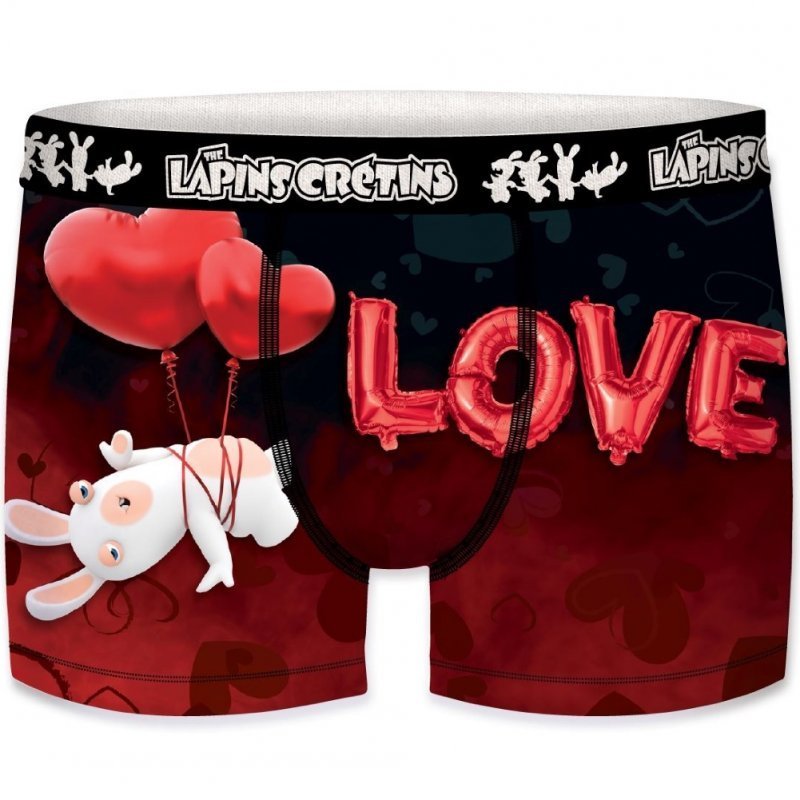 Boxer Homme BAL Noir et Rouge