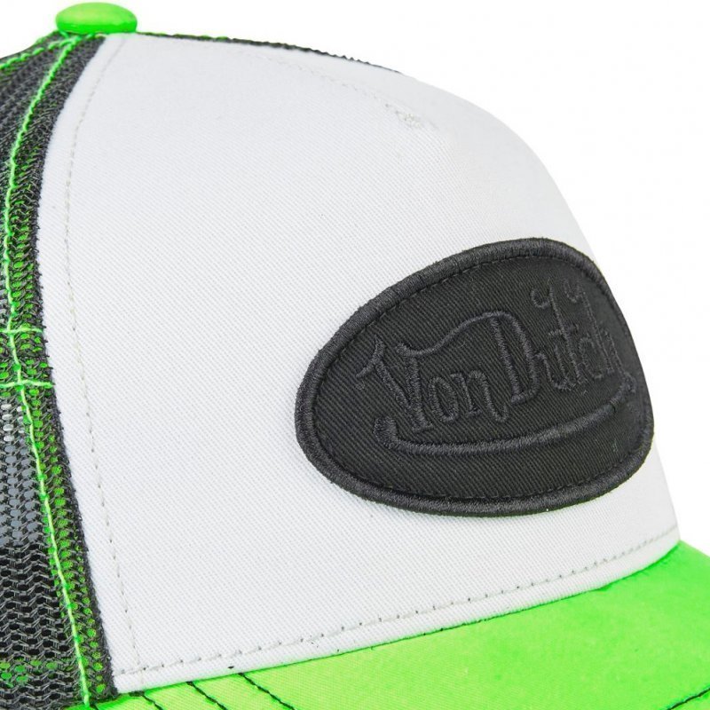 VON DUTCH Casquette Homme MicroCoton SUM COL Vert Blanc