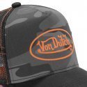 VON DUTCH Casquette Homme MicroCoton CAM ORA Kaki Orange