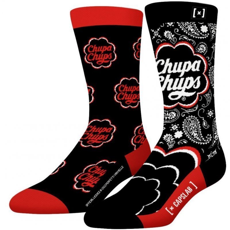 Chaussettes Homme CVBAN Noir et Rouge