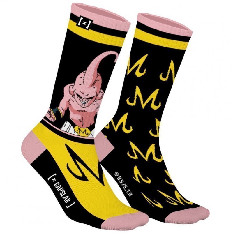 DRAGON BALL Z Chaussettes Homme Coton TENBUU Noir Rose CAPSLAB