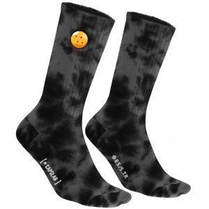 DRAGON BALL Z Chaussettes Homme Coton TYEBAL Noir Gris CAPSLAB