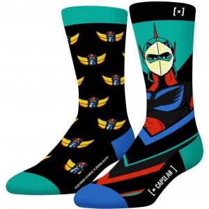 GOLDORAK Chaussettes Homme Coton CVACT Noir Bleu CAPSLAB
