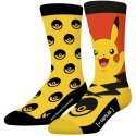 POKEMON Chaussettes Homme Coton CVPIK Jaune Rouge CAPSLAB