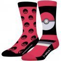 POKEMON Chaussettes Homme Coton CVPOK Noir Rouge CAPSLAB