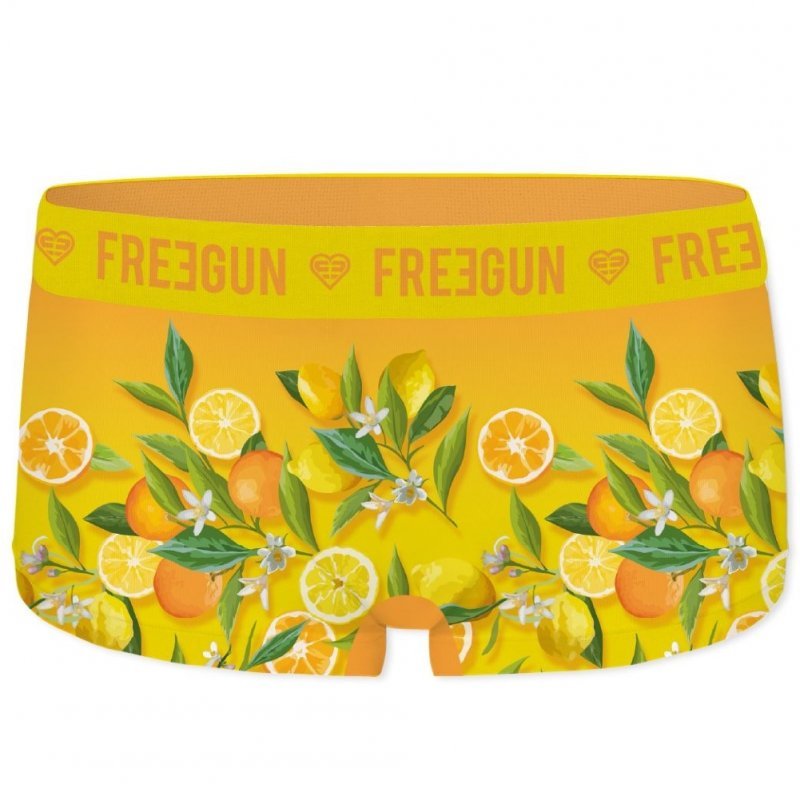 Boxer Fille CIT Jaune et Vert