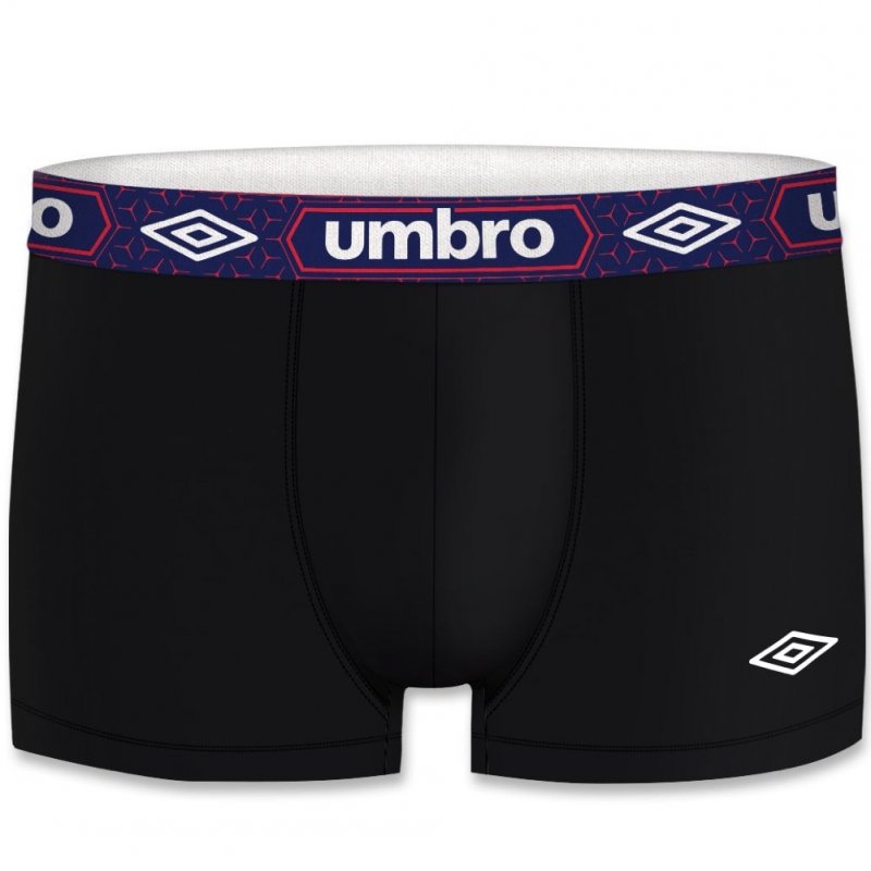 UMBRO Boxer Homme Coton BCASS4 Noir