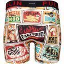 PULL IN Boxer Long Homme Microfibre FASTFOOD Multicolore