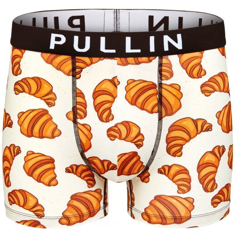 PULL IN Boxer Homme Microfibre CROISSANT Blanc