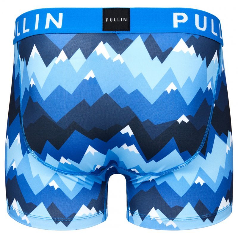 PULL IN Boxer Homme Microfibre RIDGES Bleu