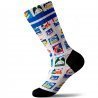Chaussettes Homme POSTALE Blanc et Bleu