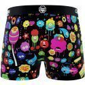 FREEGUN Boxer Homme Microfibre CHA Noir Multicolore CHUPA CHUPS