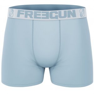 FREEGUN Boxer Homme Coton PASASS Bleu