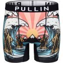 PULL IN Boxer Long Homme Microfibre SURFORDIE Bleu Rose