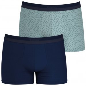 EMINENCE 2 Boxers Homme Coton Bio EDITION Marine Feuille vert