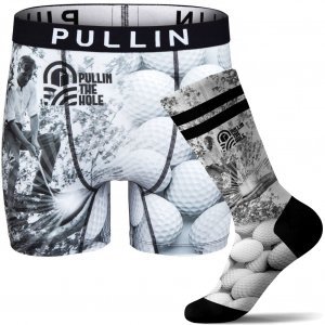 PULL IN Pack Boxer Long Homme et Chaussettes Homme SWINGIT Gris