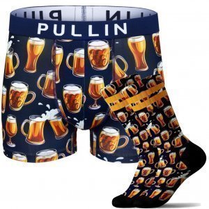 Pack Boxer Chaussettes Homme POMPETTE Bleu et Marine