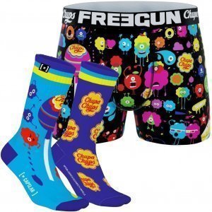 CHUPA CHUPS Pack Boxer Homme et Chaussettes Homme COLOR Multicolore FREEGUN