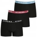 LOT DE 3 Boxer Sous-vêtements Homme EASYCOLOR Noir et Noir