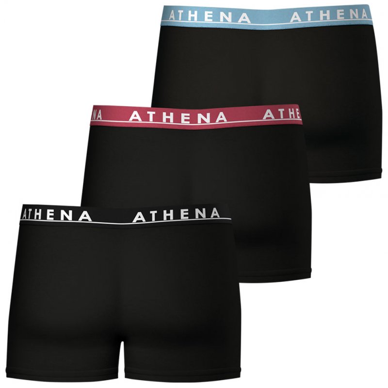 LOT DE 3 Boxer Sous-vêtements Homme EASYCOLOR Noir et Noir