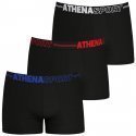 LOT DE 3 Boxer Sous-vêtements Homme ECOPACK SPORT Noir et Bleu