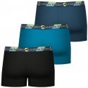 ATHENA Lot de 3 Boxers Homme Microfibre TRAINING DRY Noir Lac Croisière