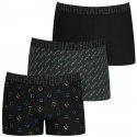 LOT DE 3 Boxer Sous-vêtements Homme EASYFUN Noir