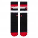 Chaussettes Homme BULLS ST CREW Noir et Rouge