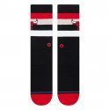 STANCE Chaussettes Homme Coton BULLS ST CREW Noir Rouge NBA