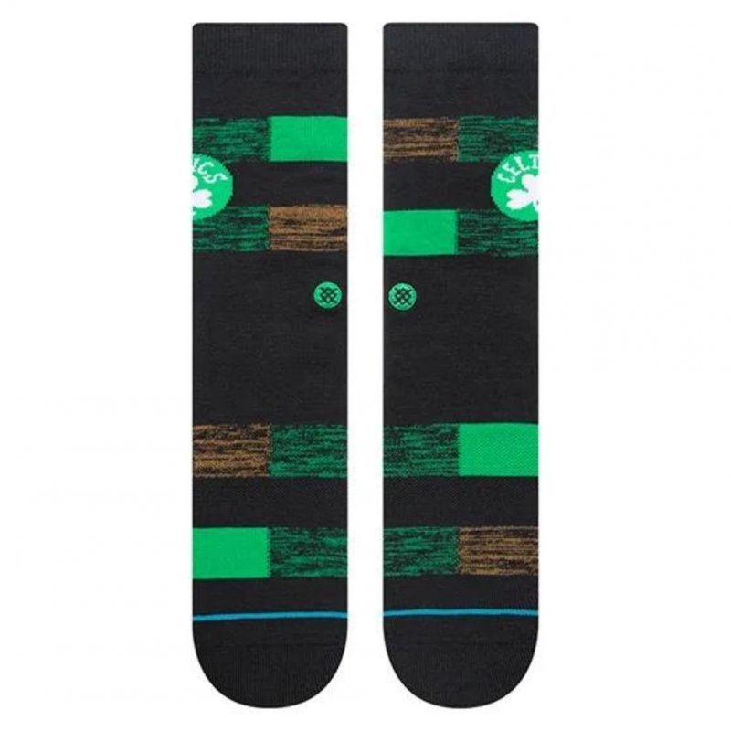 STANCE Chaussettes Homme Coton CELTICS CRYPTIC Noir Vert NBA