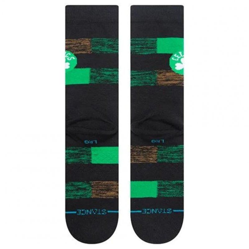 STANCE Chaussettes Homme Coton CELTICS CRYPTIC Noir Vert NBA