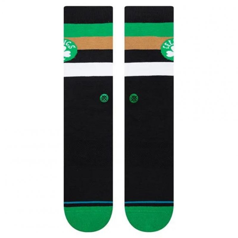 STANCE Chaussettes Homme Coton CELTICS ST CREW Noir Vert NBA