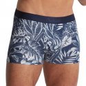 AUBADEMEN Lot de 2 Boxers Homme Coton Modal DUO INKL Marine Bleu