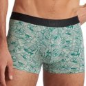 AUBADEMEN Boxer Homme Coton Modal GREP Vert Blanc