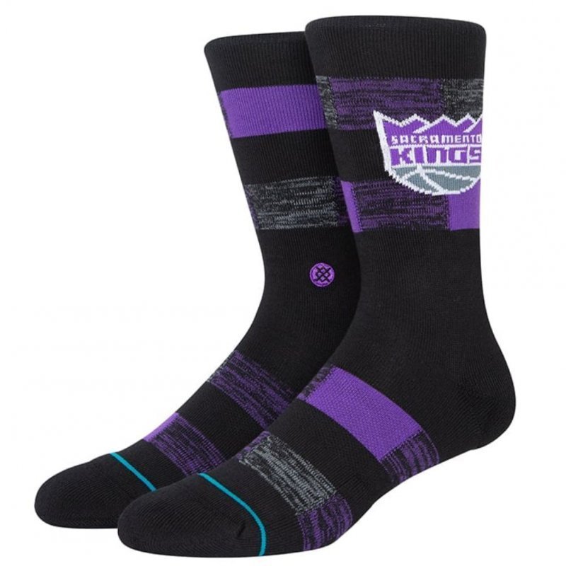 STANCE Chaussettes Homme Coton KINGS CRYPTIC Noir Violet NBA